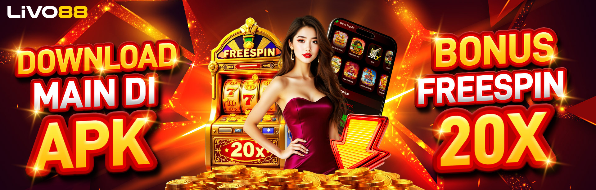 DOWNLOAD APK DAPATKAN FREESPIN 20X