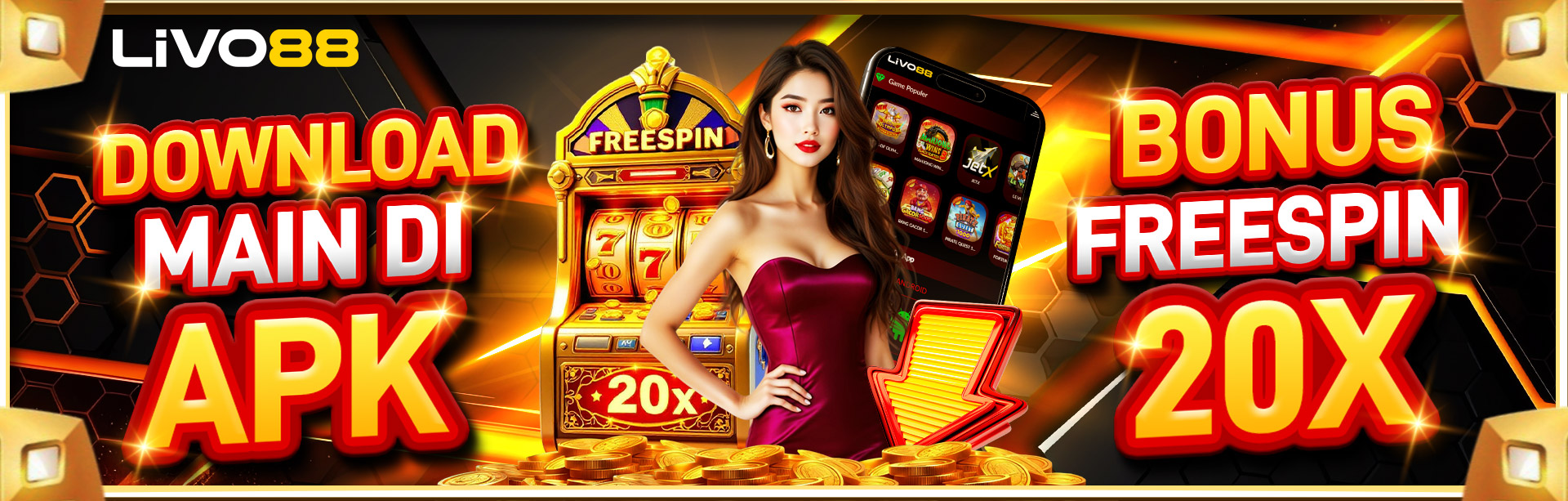 DOWNLOAD APK DAPATKAN FREESPIN 20X