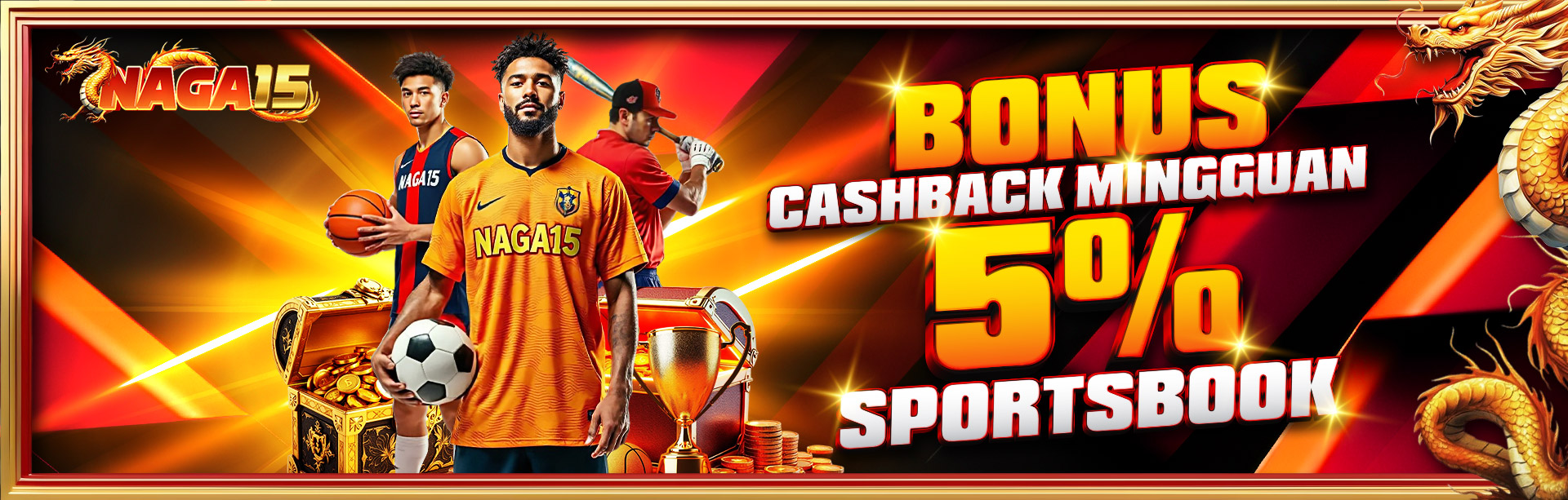 BONUS CASHBACK 5% SPORT