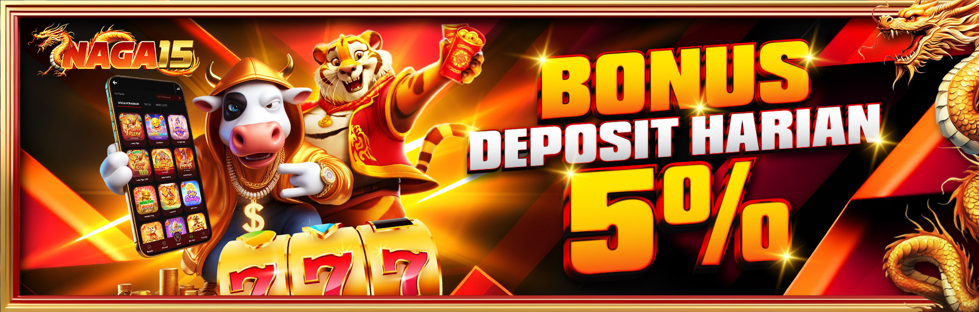 BONUS DEPOSIT HARIAN 5%