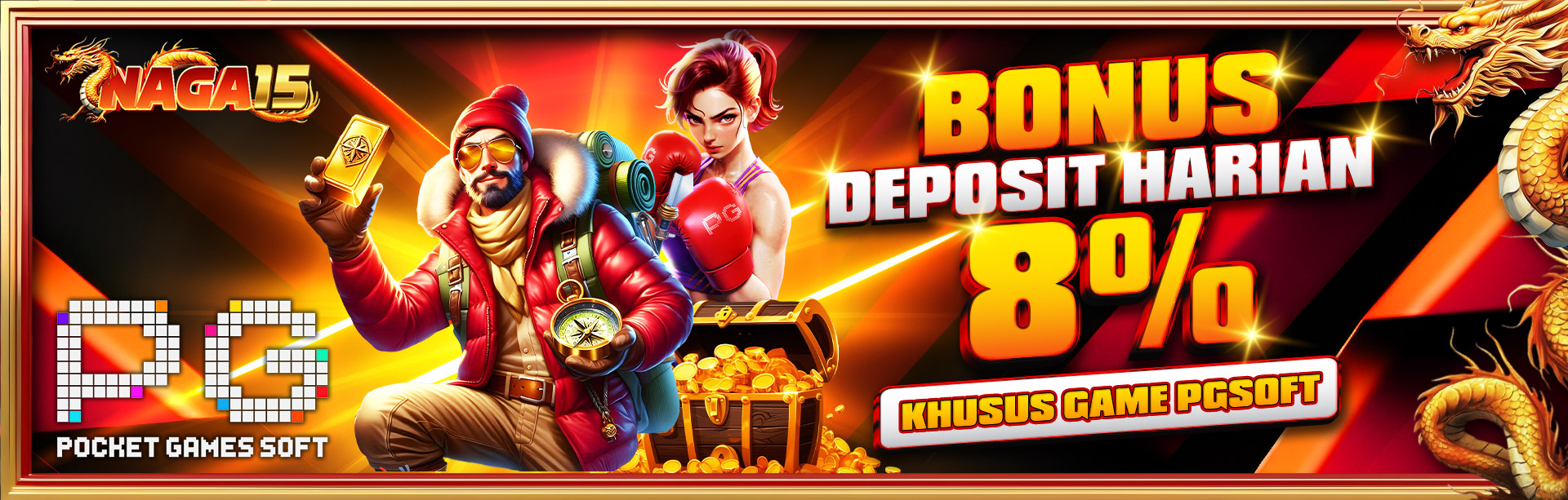 BONUS DEPOSIT HARIAN 8% PGSOFT