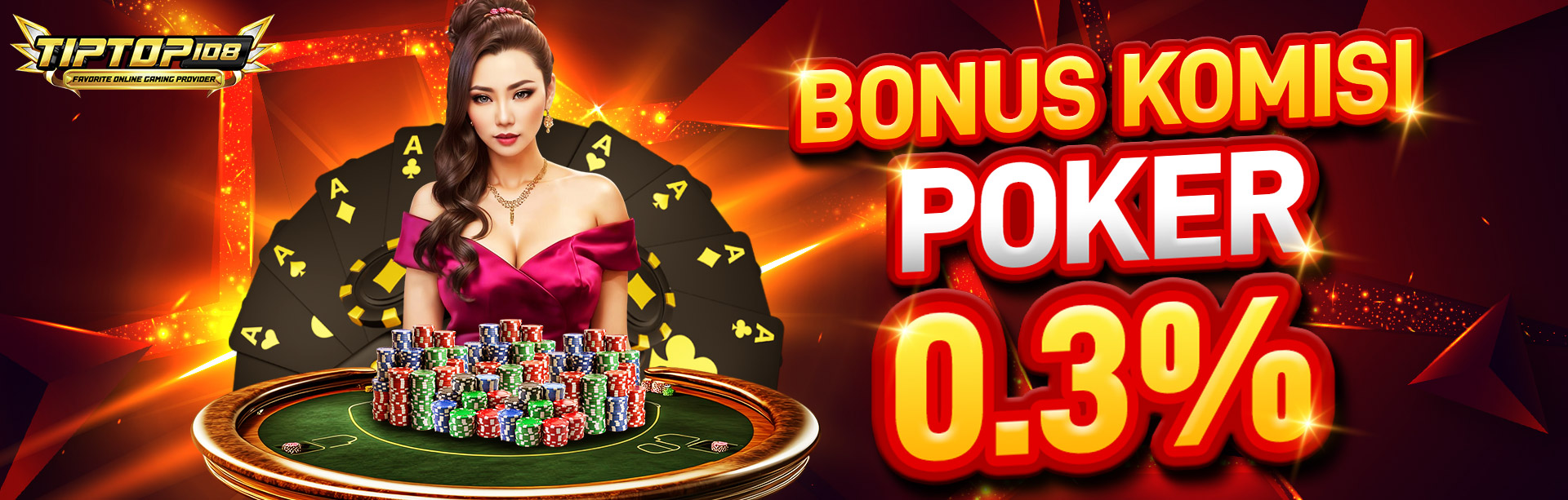 BONUS KOMISI POKER 0.3%
