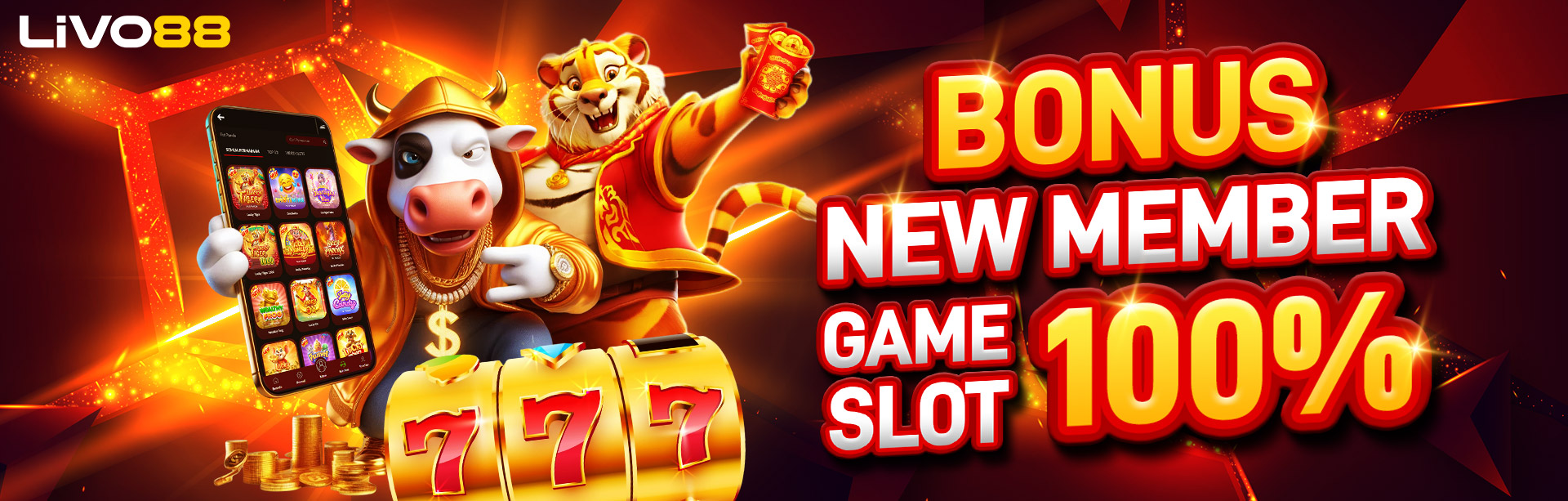 BONUS NEW MEMBER SLOT 100%