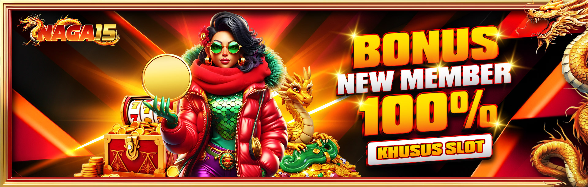 BONUS NEW MEMBER SLOT 100%