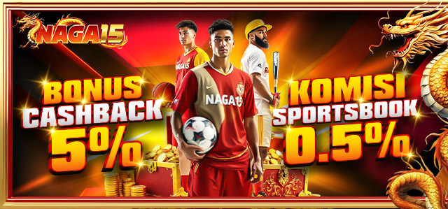 BONUS CASHBACK 5% + KOMISI 0.5% SPORT