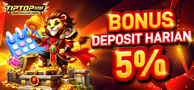BONUS DEPOSIT HARIAN 5%