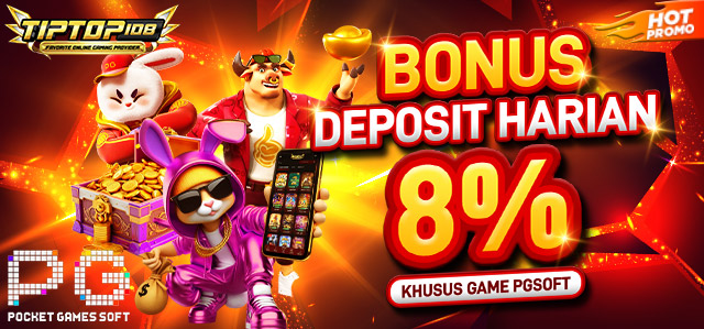 BONUS DEPOSIT HARIAN 8% PGSOFT