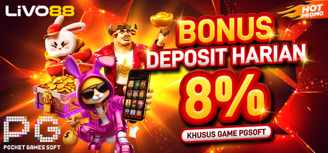 BONUS DEPOSIT HARIAN 8% PGSOFT
