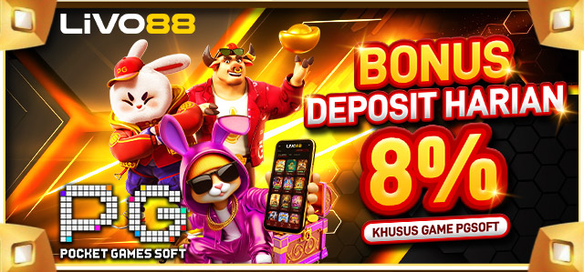 BONUS DEPOSIT HARIAN 8% PGSOFT