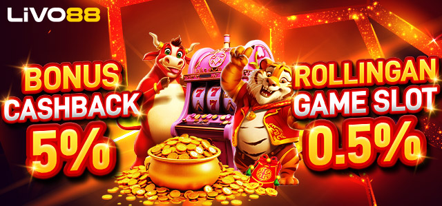 BONUS CASHBACK 5% + KOMISI 0.5% SLOT