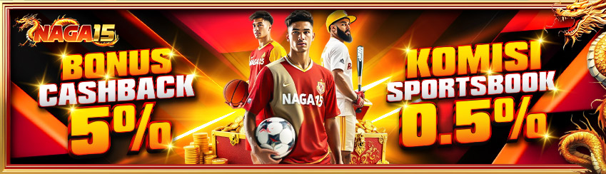 BONUS CASHBACK 5% + KOMISI 0.5% SPORT