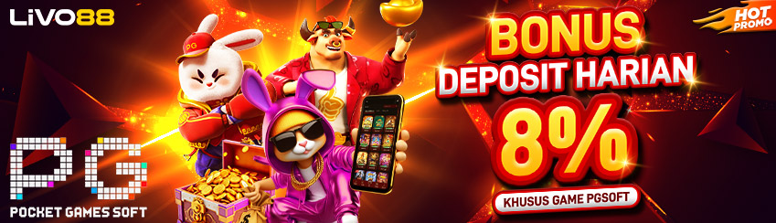 BONUS DEPOSIT HARIAN 8% PGSOFT