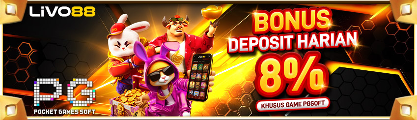 BONUS DEPOSIT HARIAN 8% PGSOFT