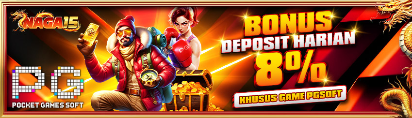 BONUS DEPOSIT HARIAN 8% PGSOFT
