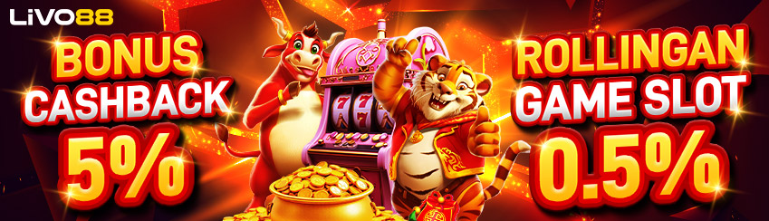 BONUS CASHBACK 5% + KOMISI 0.5% SLOT