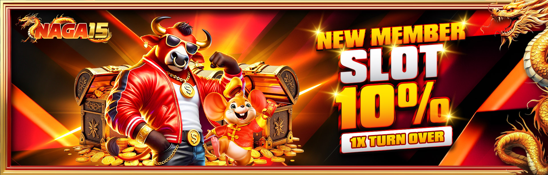 NEW MEMBER SLOT 10% (1X TO)