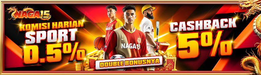 KOMISI HARIAN SPORT 0.5% & CASHBACK SPORT 5%